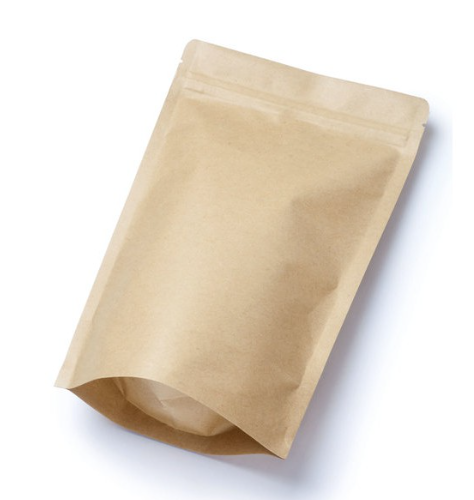 Túi Zip Giấy Kraft Đựng Thực Phẩm Không Cửa Sổ